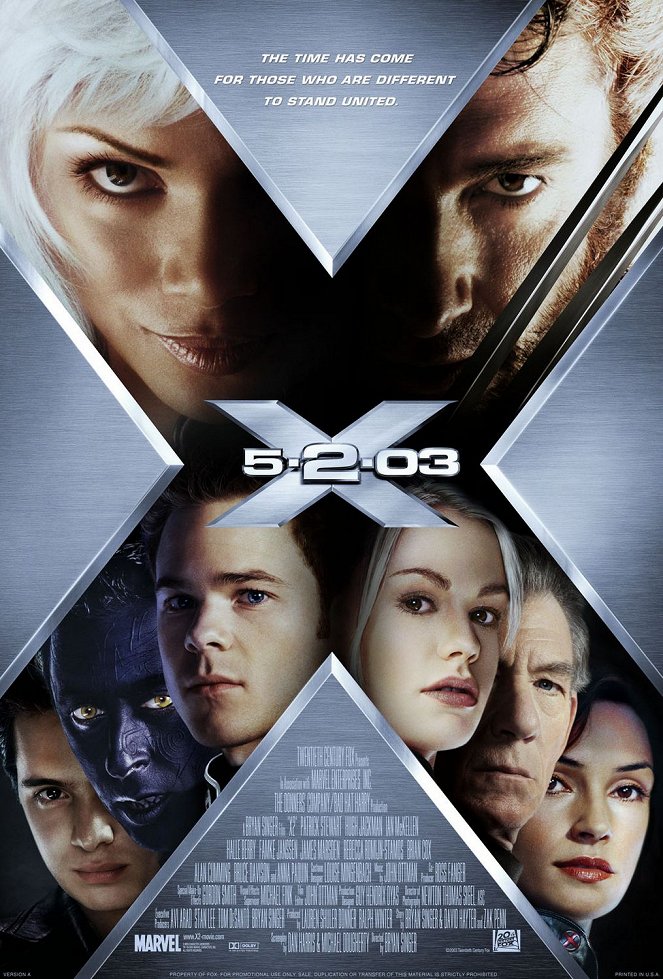 X-Men 2 - Affiches