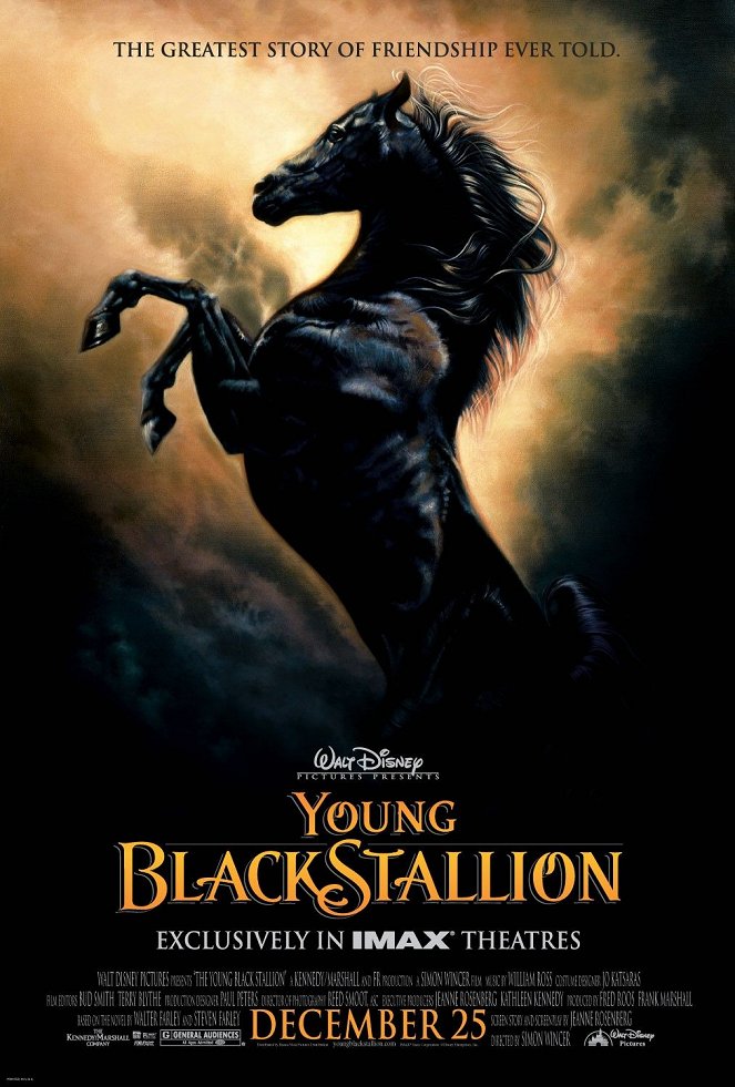 Mladý černý hřebec - Plakáty