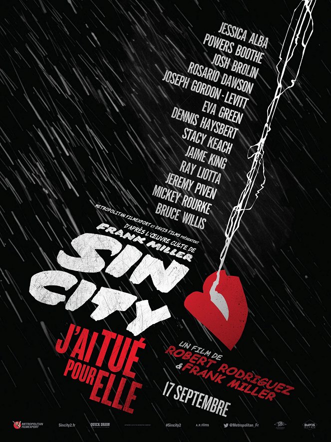 Sin City : J'ai tué pour elle - Affiches