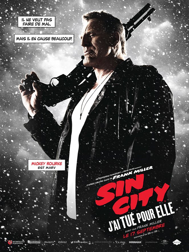 Sin City : J'ai tué pour elle - Affiches