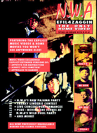 N.W.A: Efil4zaggin: The Only Home Video - Plakate