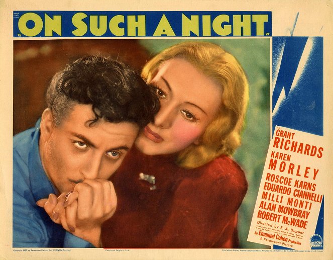 On Such a Night - Affiches