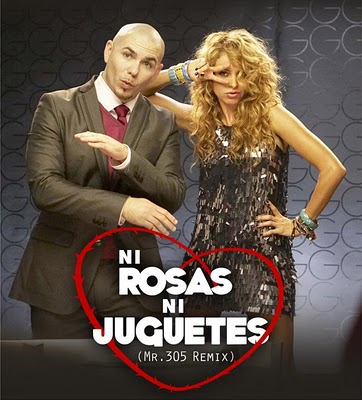 Paulina Rubio feat. Pitbull - Ni Rosas Ni Juguetes - Plagáty