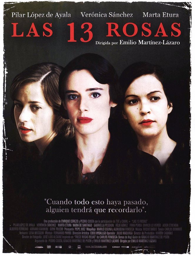 Las 13 rosas - Affiches