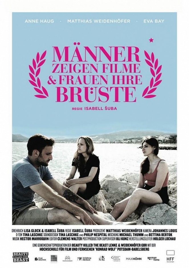 Männer zeigen Filme & Frauen ihre Brüste - Plakate