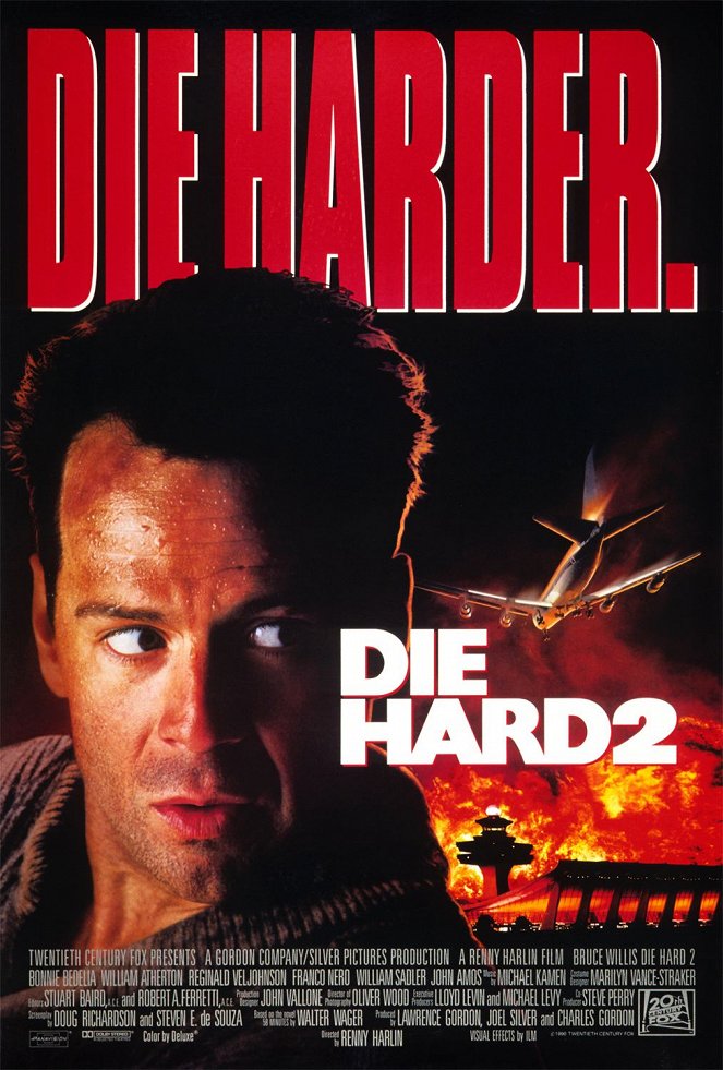 Die Hard 2 - vain kuolleen ruumiini yli - Julisteet