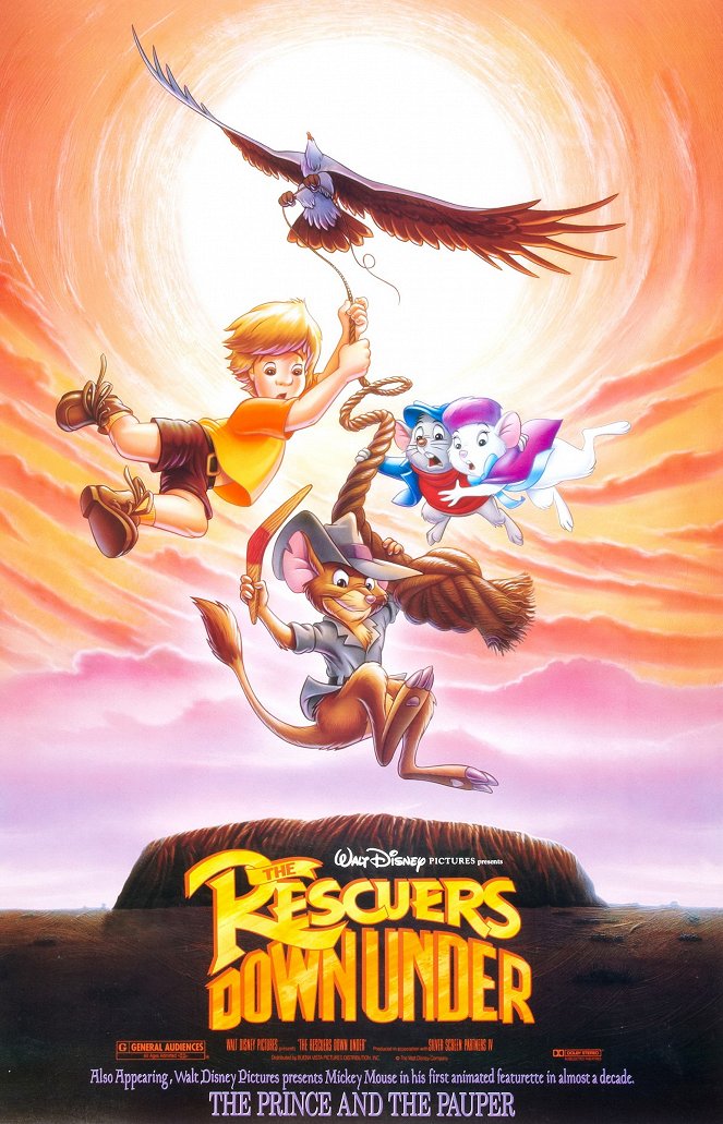 The Rescuers Down Under - Posters