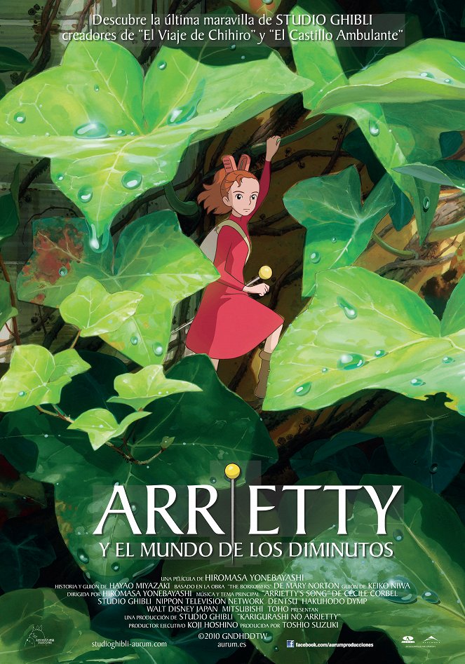 Arrietty y el mundo de los diminutos - Carteles