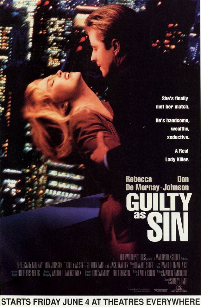 Guilty as Sin - Posters