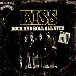 Kiss - Rock and Roll All Nite - Cartazes