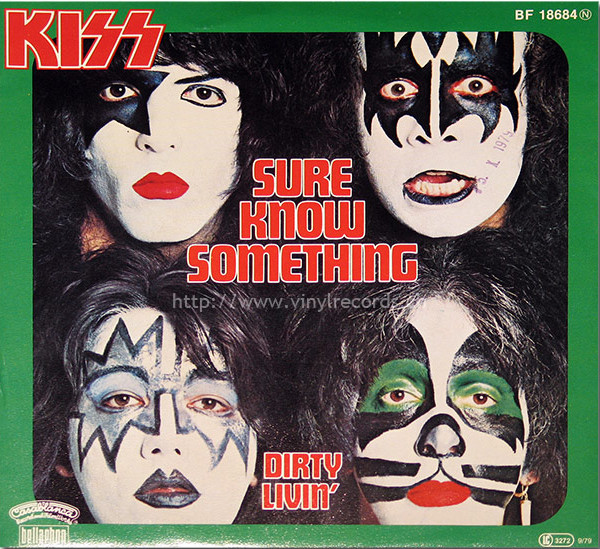 Kiss - Sure Know Something - Carteles