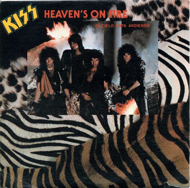 Kiss - Heaven's On Fire - Cartazes