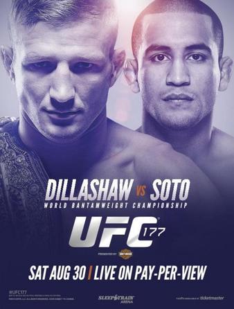 UFC 177: Dillashaw vs. Soto - Julisteet
