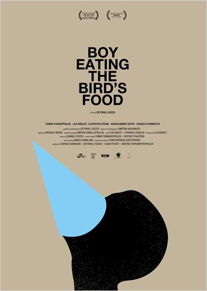 Boy Eating the Bird's Food - Carteles