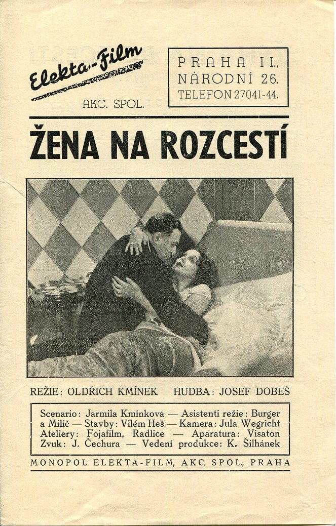 Žena na rozcestí - Carteles