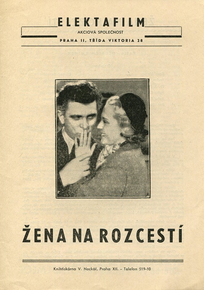 Žena na rozcestí - Carteles