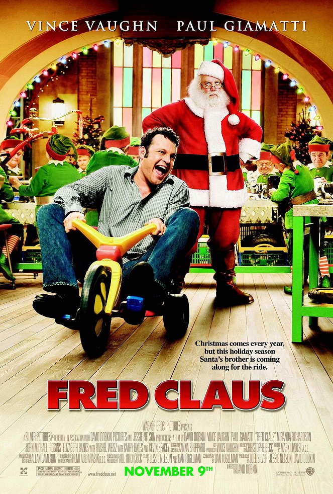 Fred Claus, el hermano gamberro de Santa Claus - Carteles