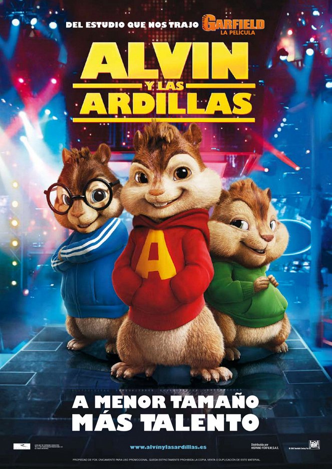 Alvin y las Ardillas - Carteles
