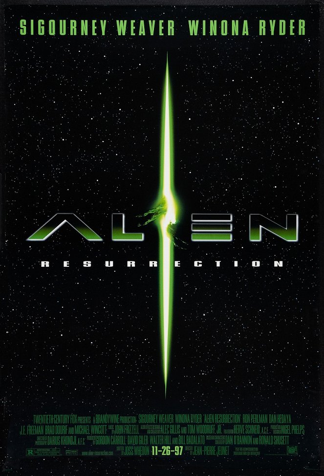 Alien: Resurrección - Carteles