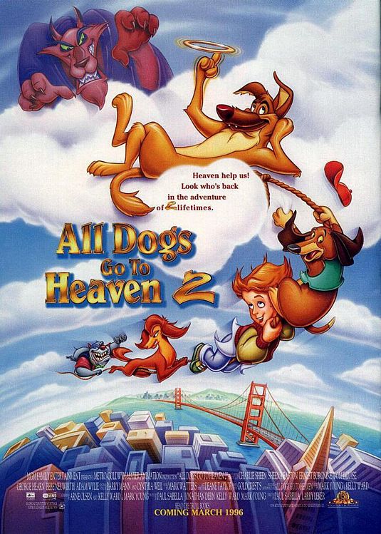 Wszystkie psy idą do nieba 2 - Plakaty