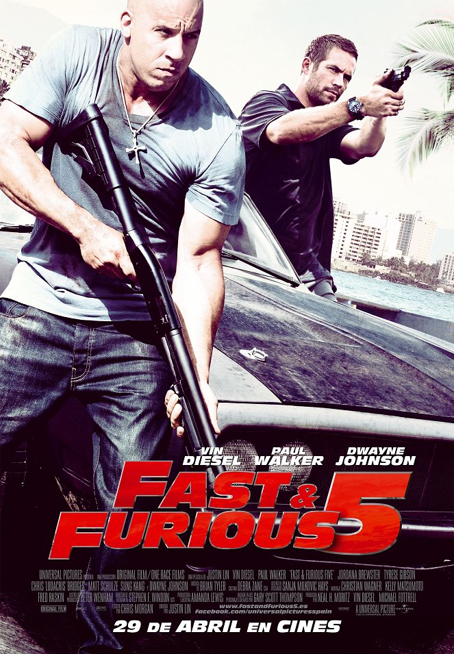 Fast & Furious 5 (A todo gas 5) - Carteles