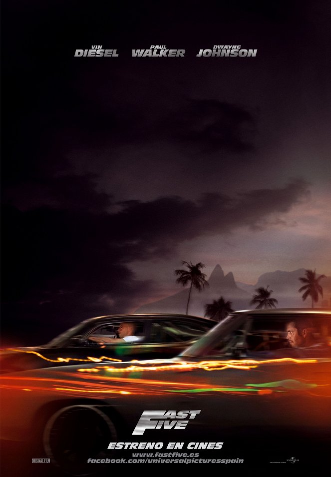 Fast & Furious 5 (A todo gas 5) - Carteles