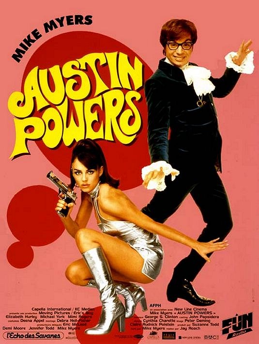 Austin Powers - Agent specjalnej troski - Plakaty