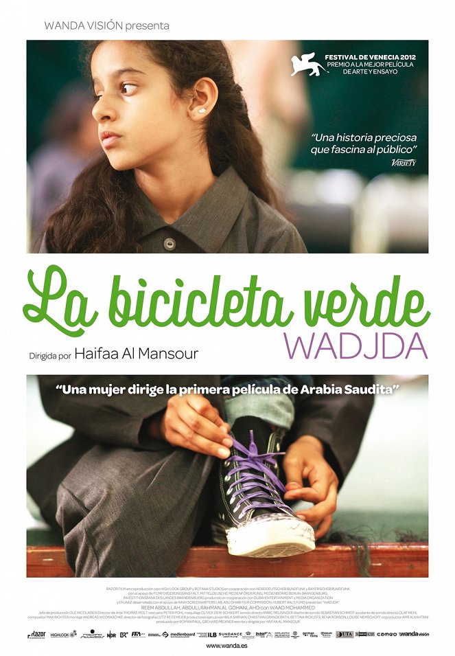 La bicicleta verde - Carteles