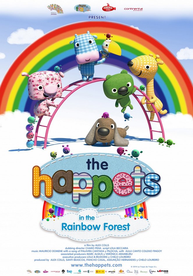 The Happets in the Rainbow Forest - Posters