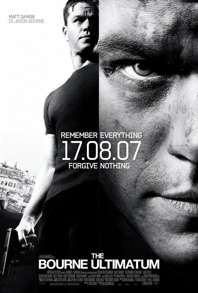 Bourneovo ultimátum - Plakáty