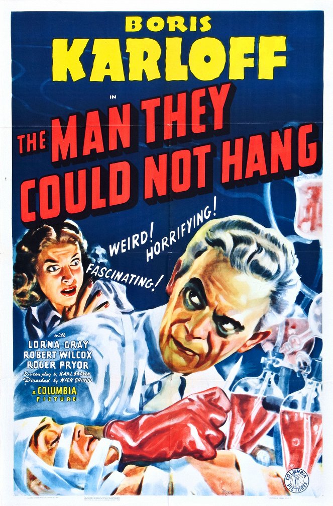 The Man They Could Not Hang - Plakaty