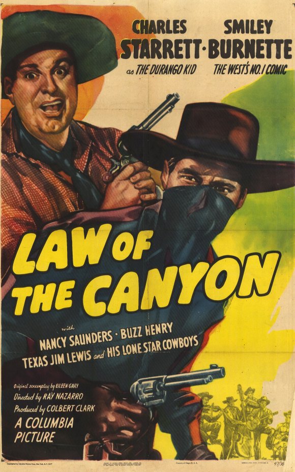 Law of the Canyon - Cartazes
