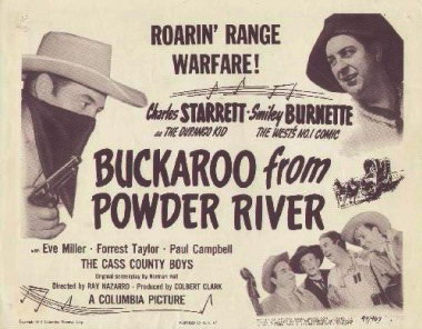 Buckaroo from Powder River - Cartazes