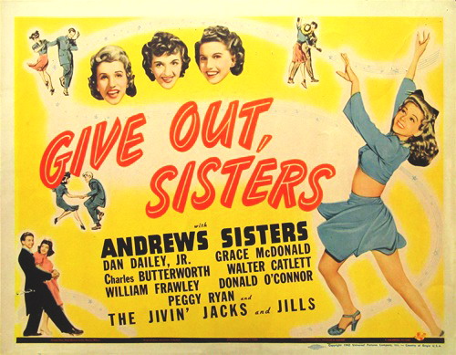 Give Out, Sisters - Cartazes