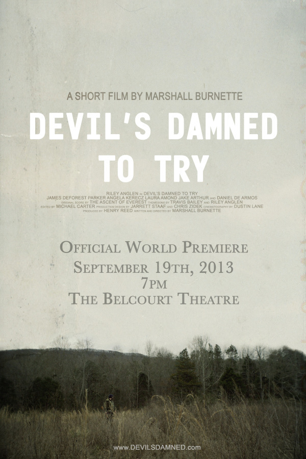 Devil's Damned to Try - Posters