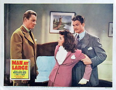 Man at Large - Posters