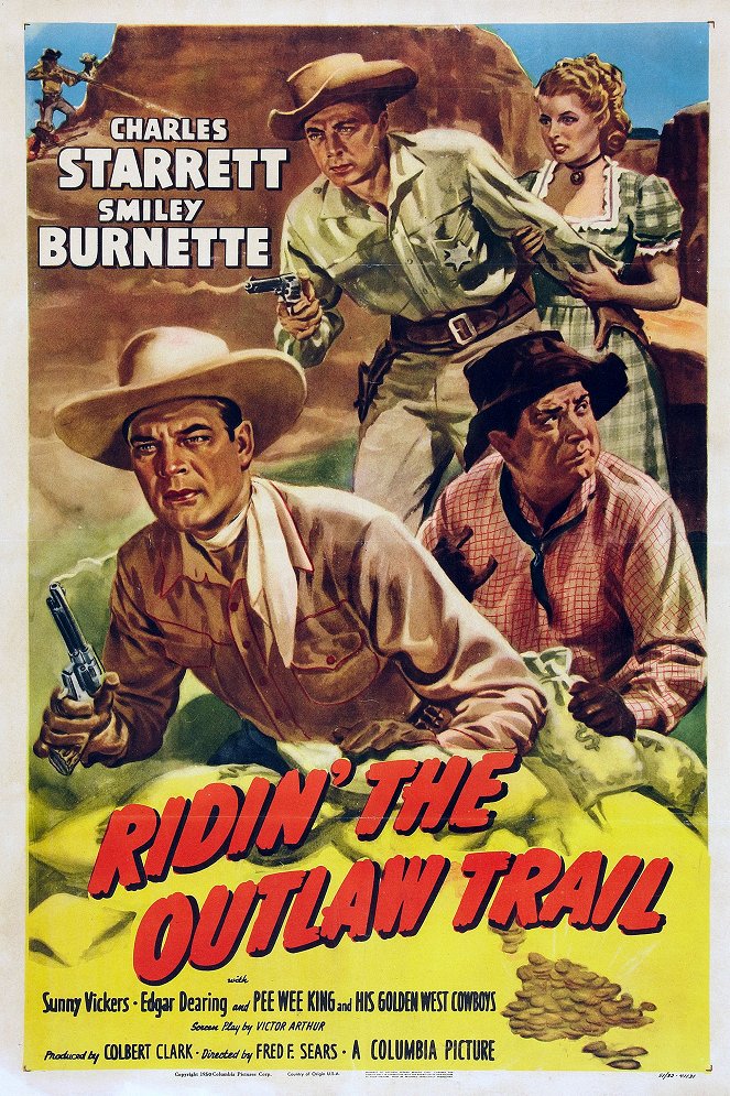 Ridin' the Outlaw Trail - Posters