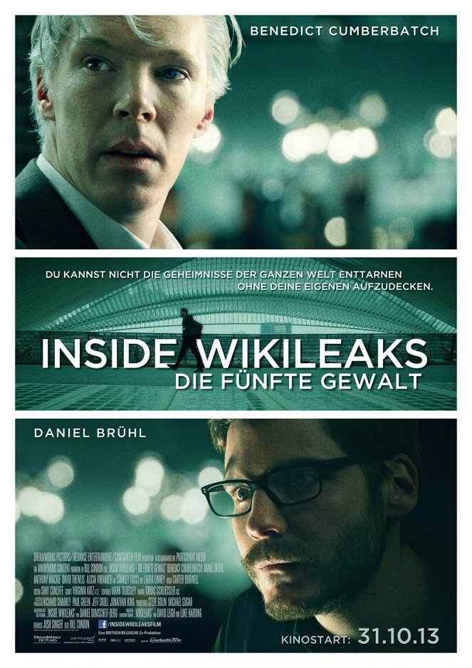 Inside Wikileaks - Die fünfte Gewalt - Plakate