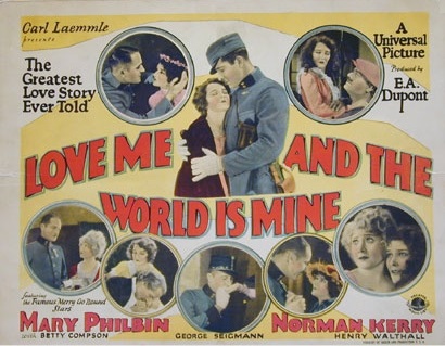 Love Me and the World Is Mine - Affiches