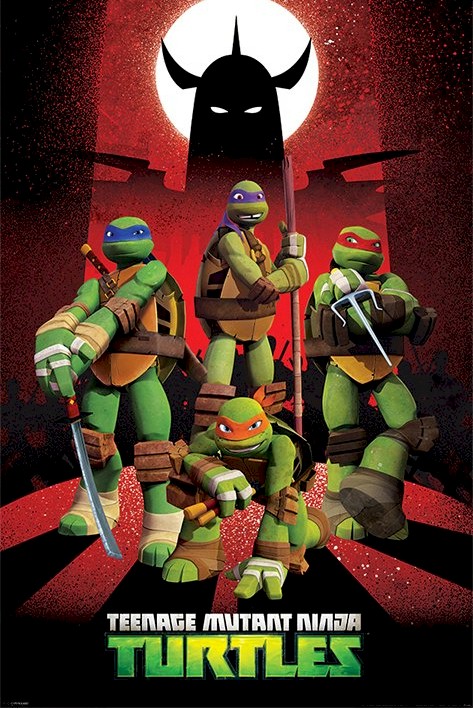 Wojownicze Żółwie Ninja!!! - Plakaty