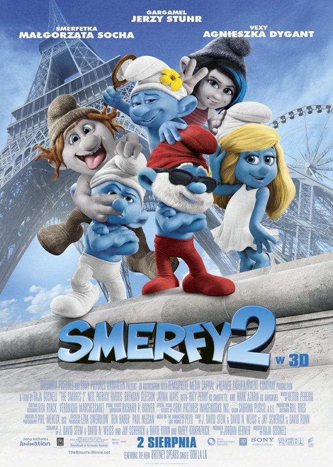 Smerfy 2 - Plakaty