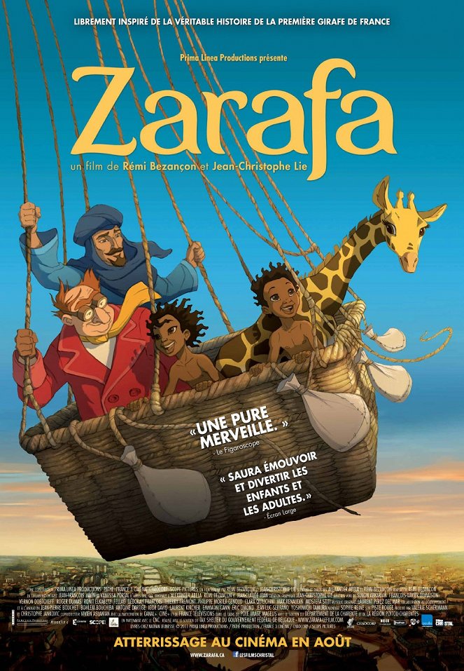 Die Abenteuer der kleinen Giraffe Zarafa - Plakate