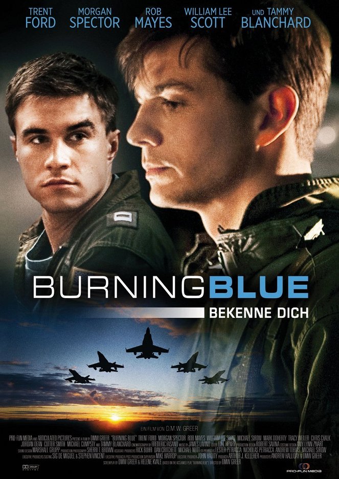 Burning Blue - Plakate