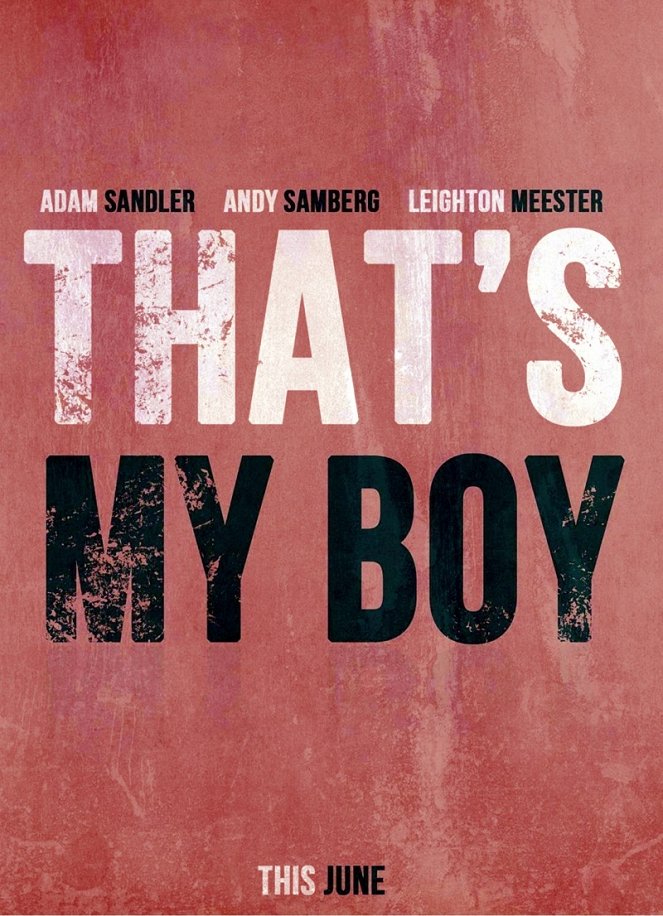 That's My Boy - Posters