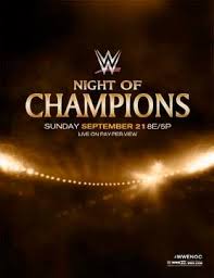 WWE Night of Champions - Plakátok