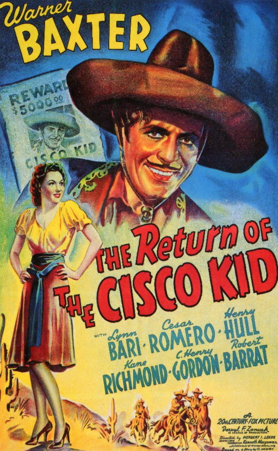Return of the Cisco Kid - Plakáty