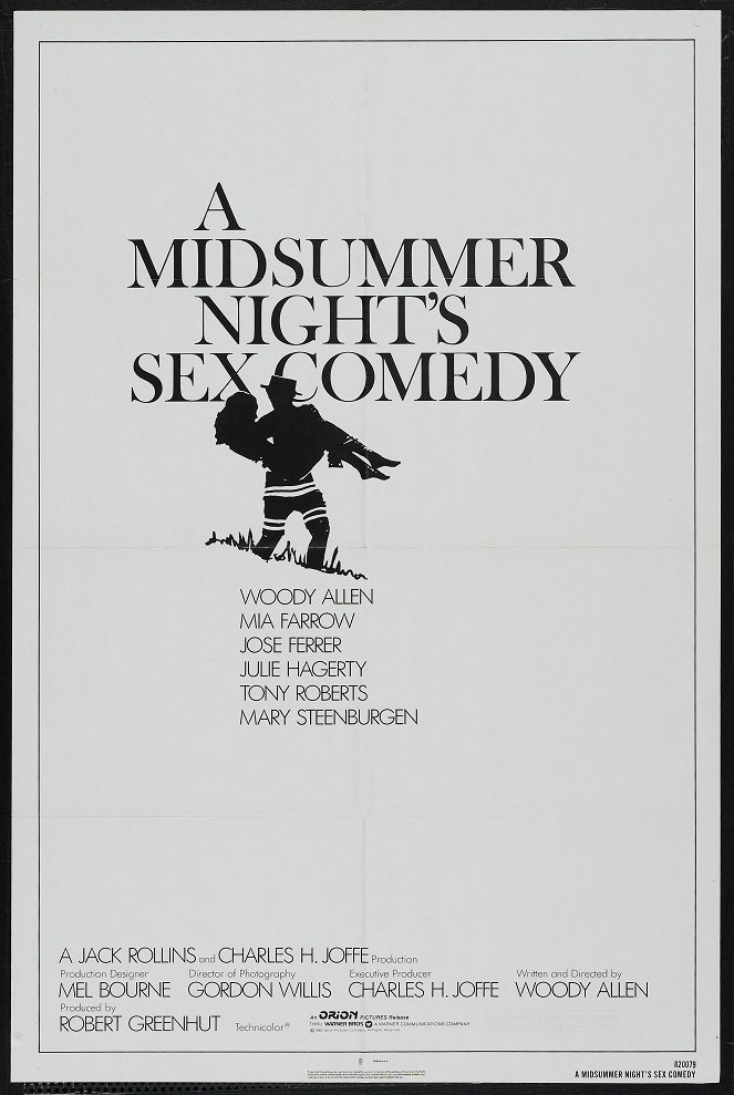 A Midsummer Night's Sex Comedy - Plakaty