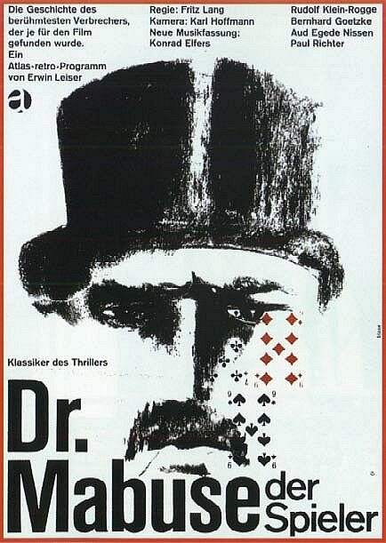 Dr. Mabuse, der Spieler Teil 1 - Plakate