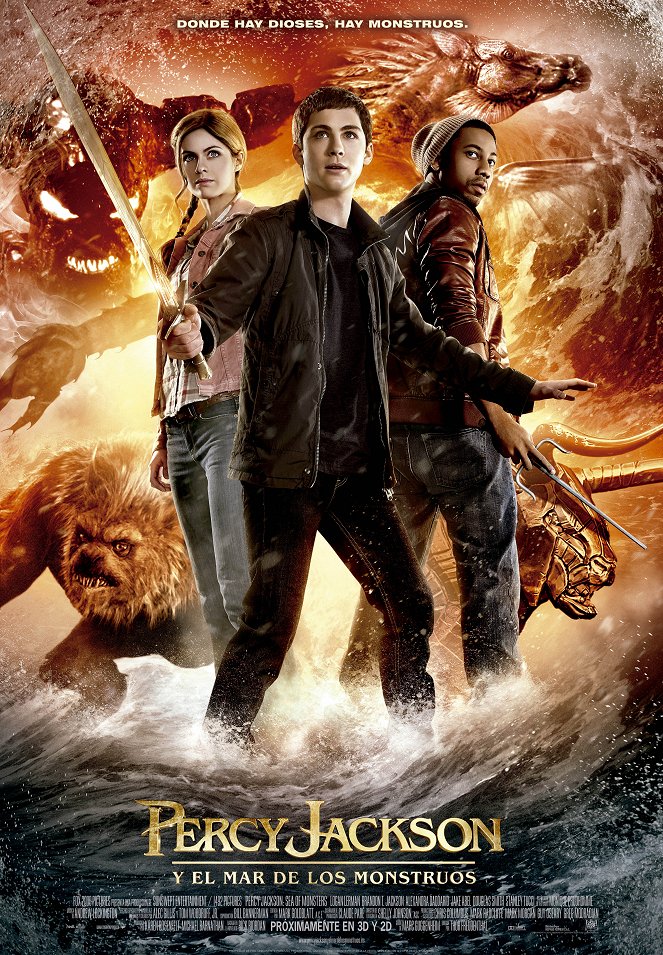 Percy Jackson y el mar de los monstruos - Carteles