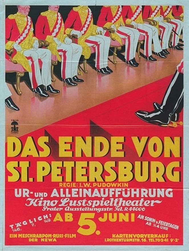 Das Ende von Sankt Petersburg - Plakate